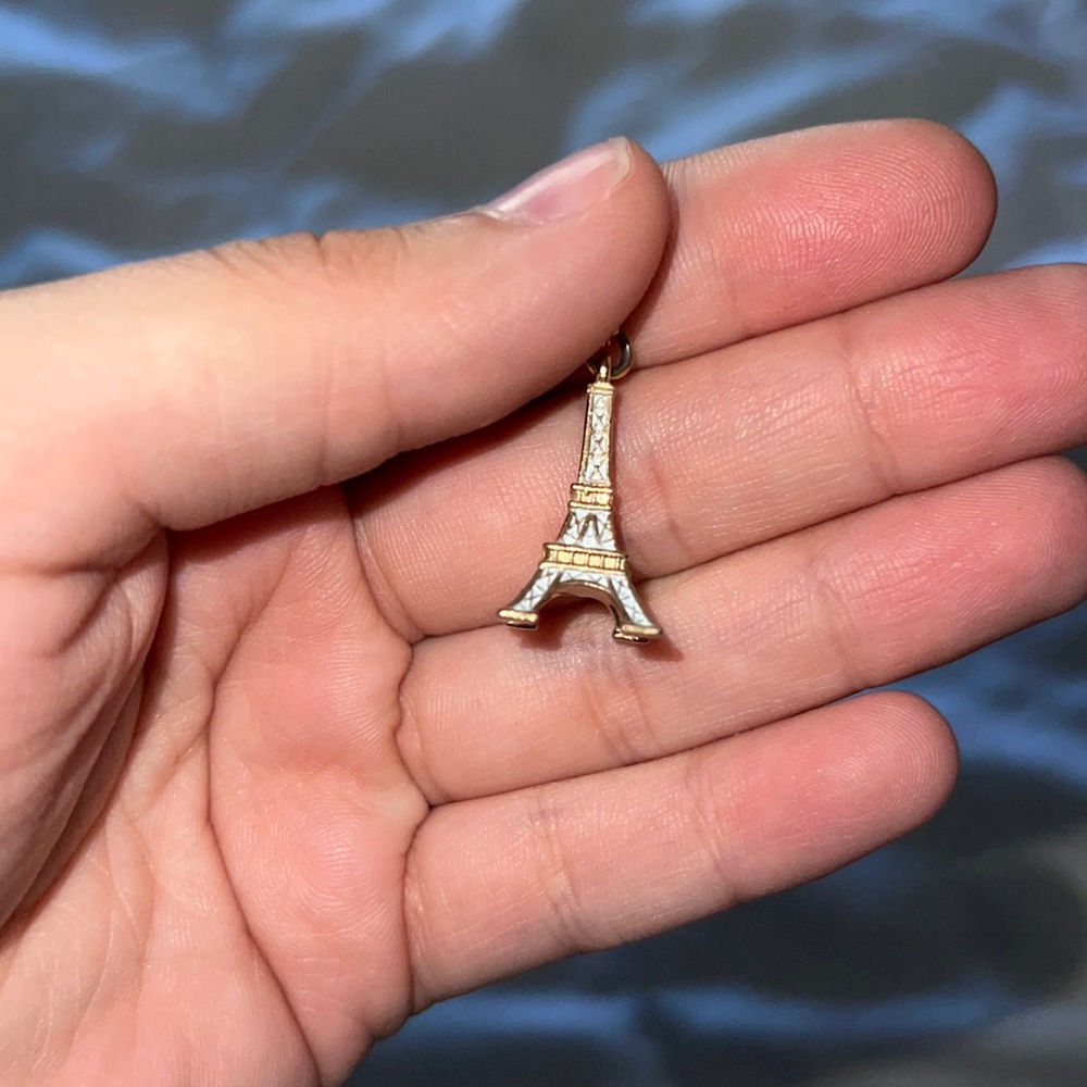 J Crew Eiffel Tower Necklace